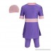 Homyl 3 Pieces Kit Solid Modest Swimsuit Muslin Islamic Bathing Suit Burkini for Girls Toddlers as described B07F3K87K7